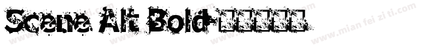 Scene Alt Bold字体转换